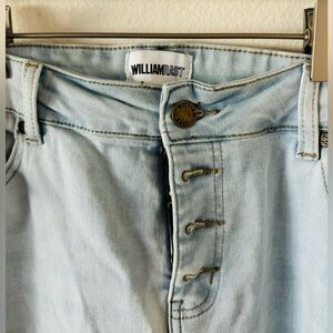 William Rast sculpted high rise jeans